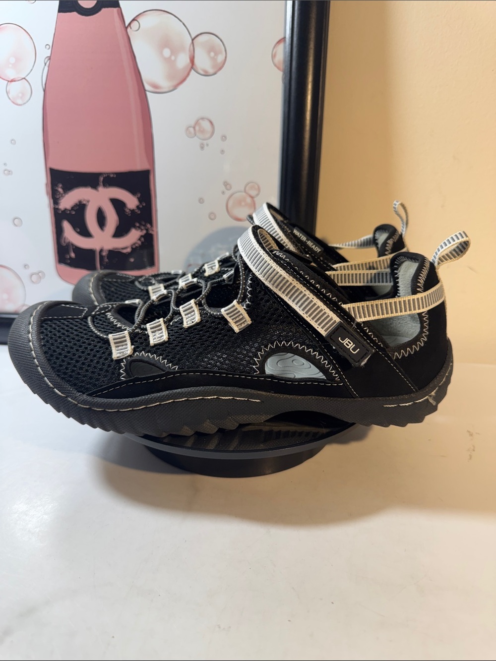 JBU by Jambu Women's Black Water Ready Sandal - Size 8M